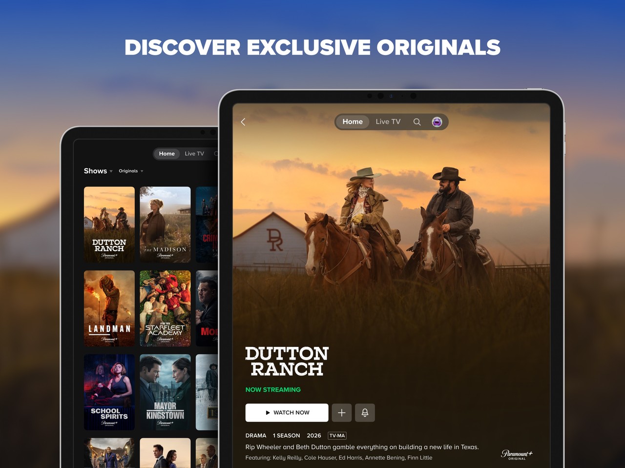 Paramount+ iPad screenshot 1