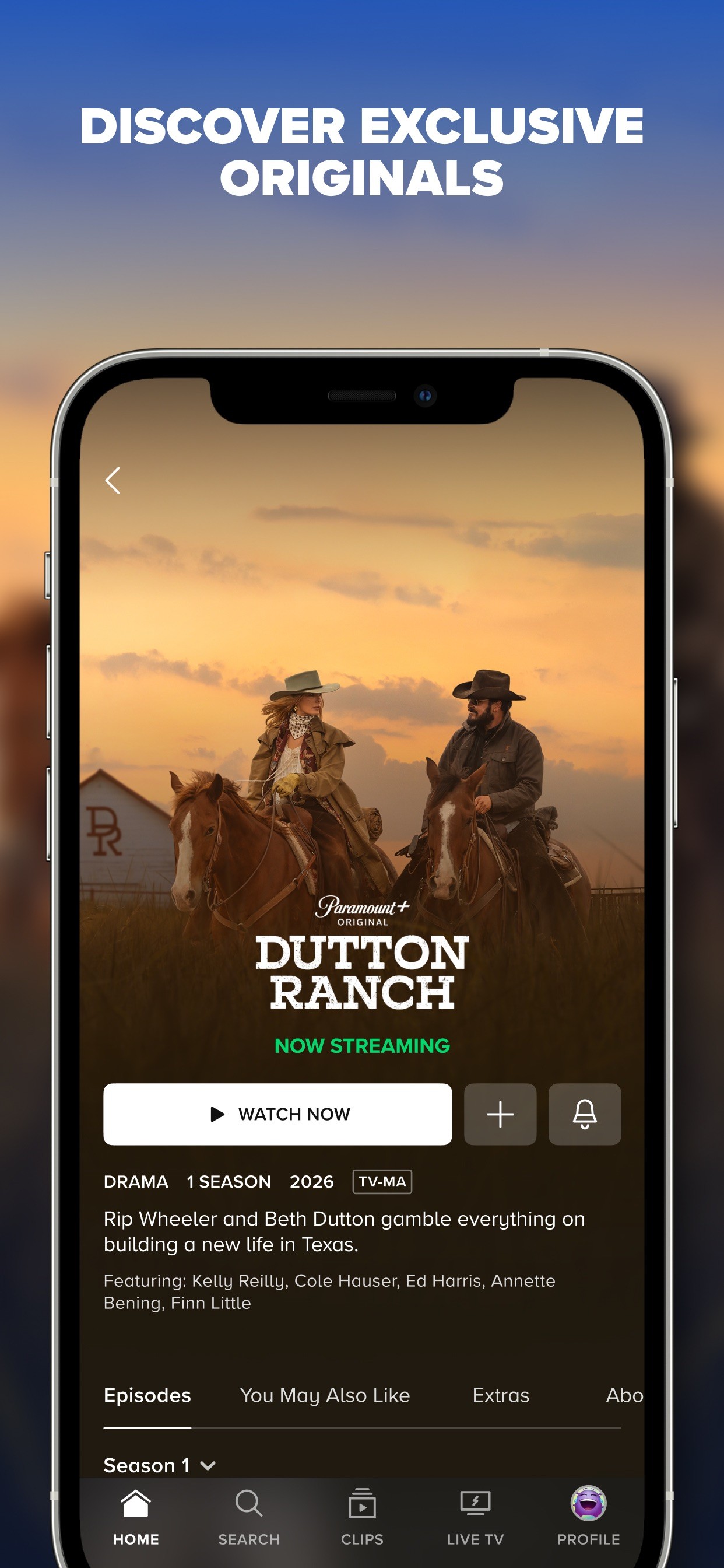 Paramount+ iPhone screenshot 1