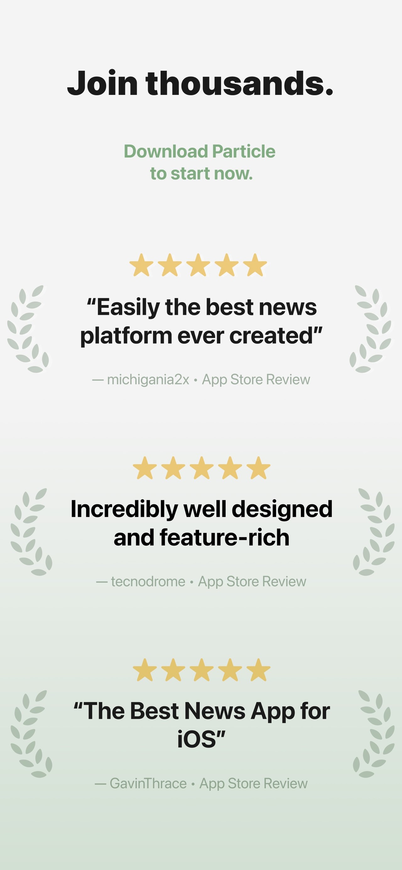 Particle: Personalized News iPhone screenshot 5