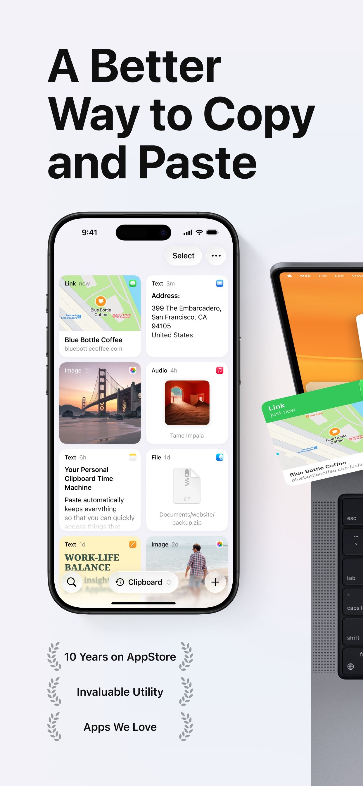 Paste – Limitless Clipboard iPhone screenshot 1