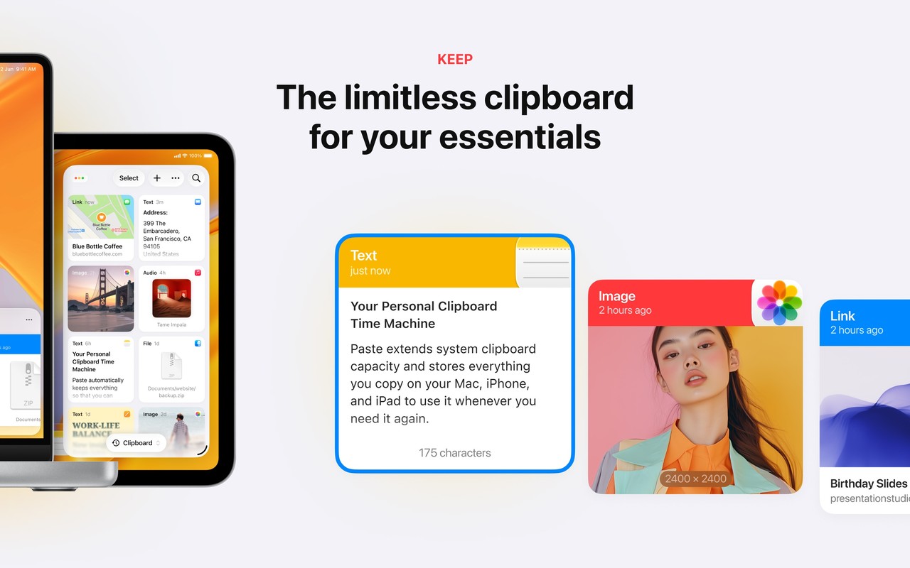 Paste – Limitless Clipboard Mac screenshot 2
