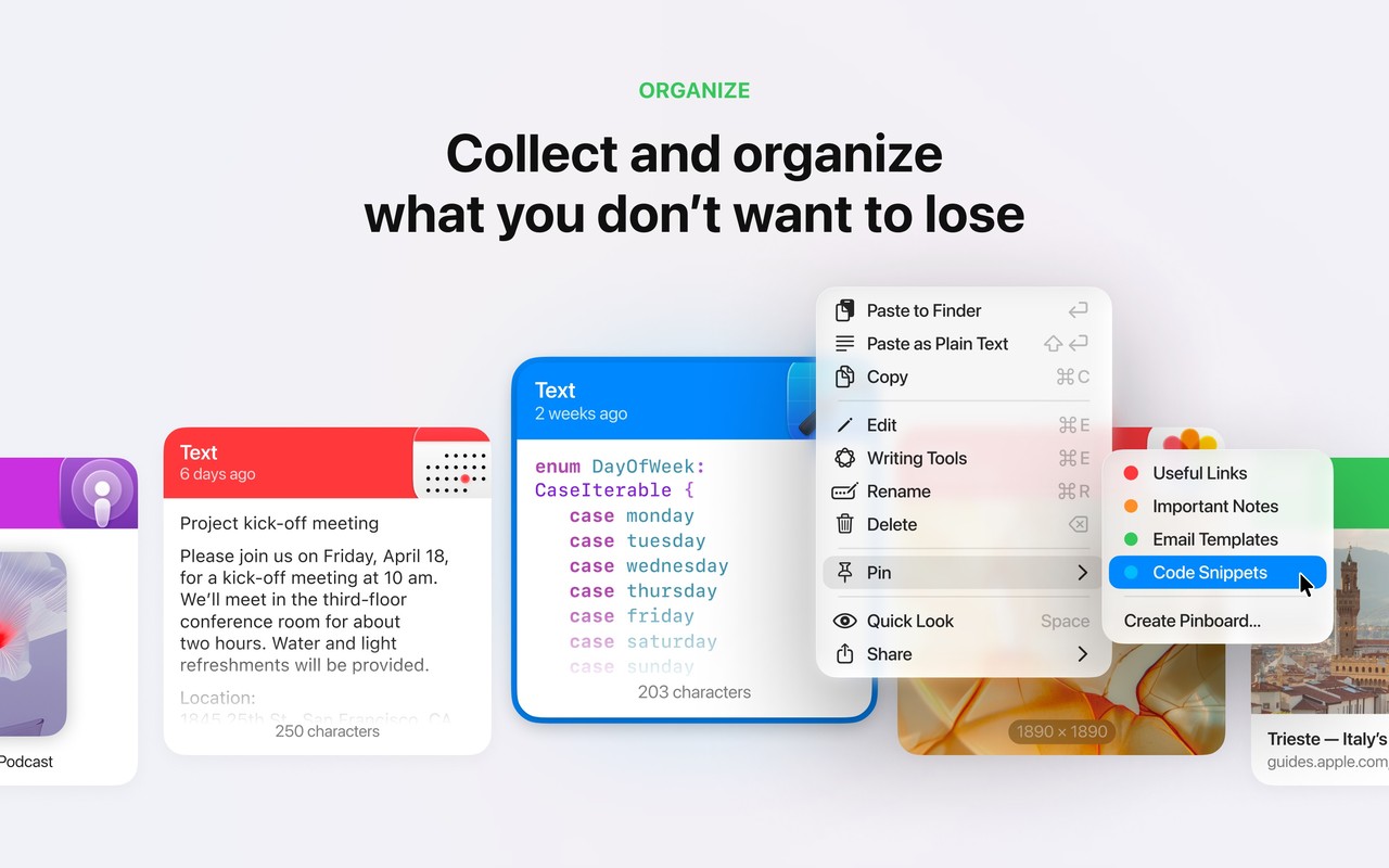 Paste – Limitless Clipboard Mac screenshot 4