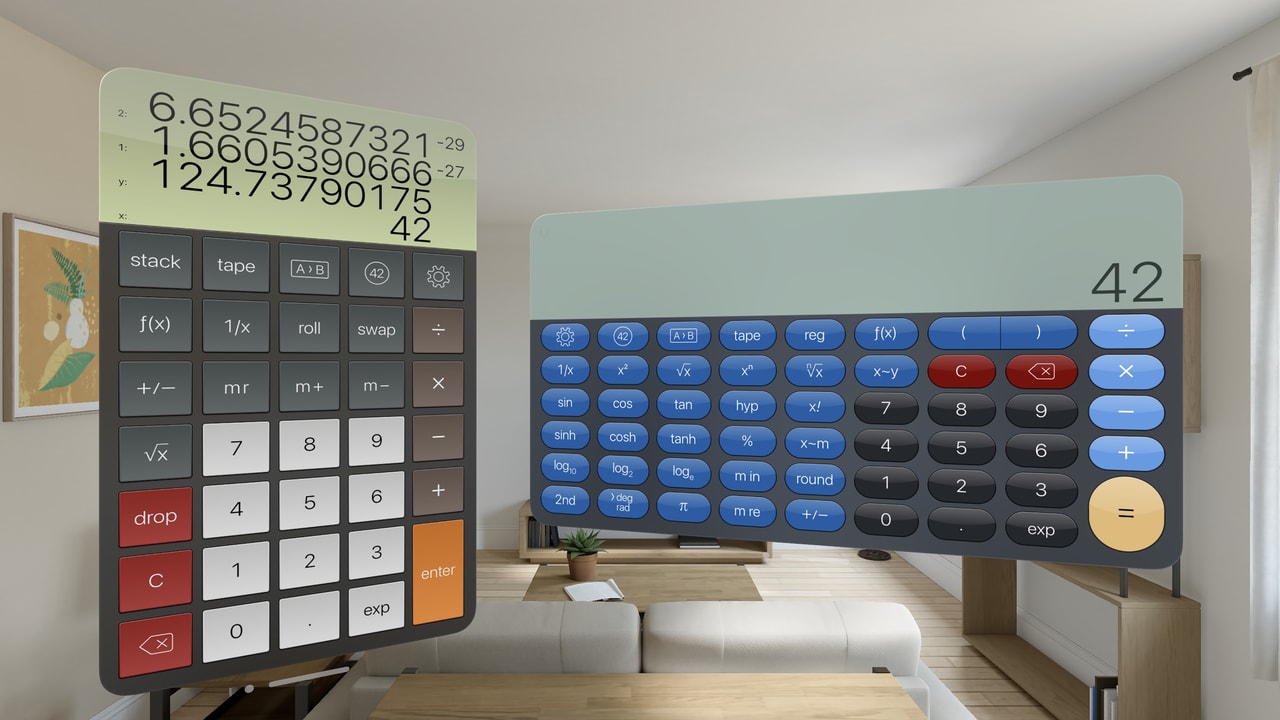 PCalc Apple Vision screenshot 4
