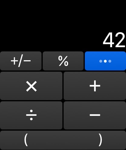 PCalc Apple Watch screenshot 3