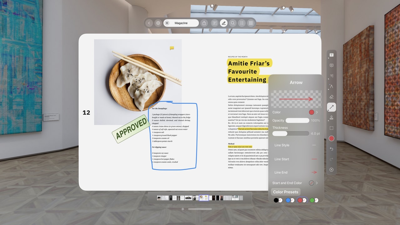 PDF Viewer by Nutrient Apple Vision screenshot 3