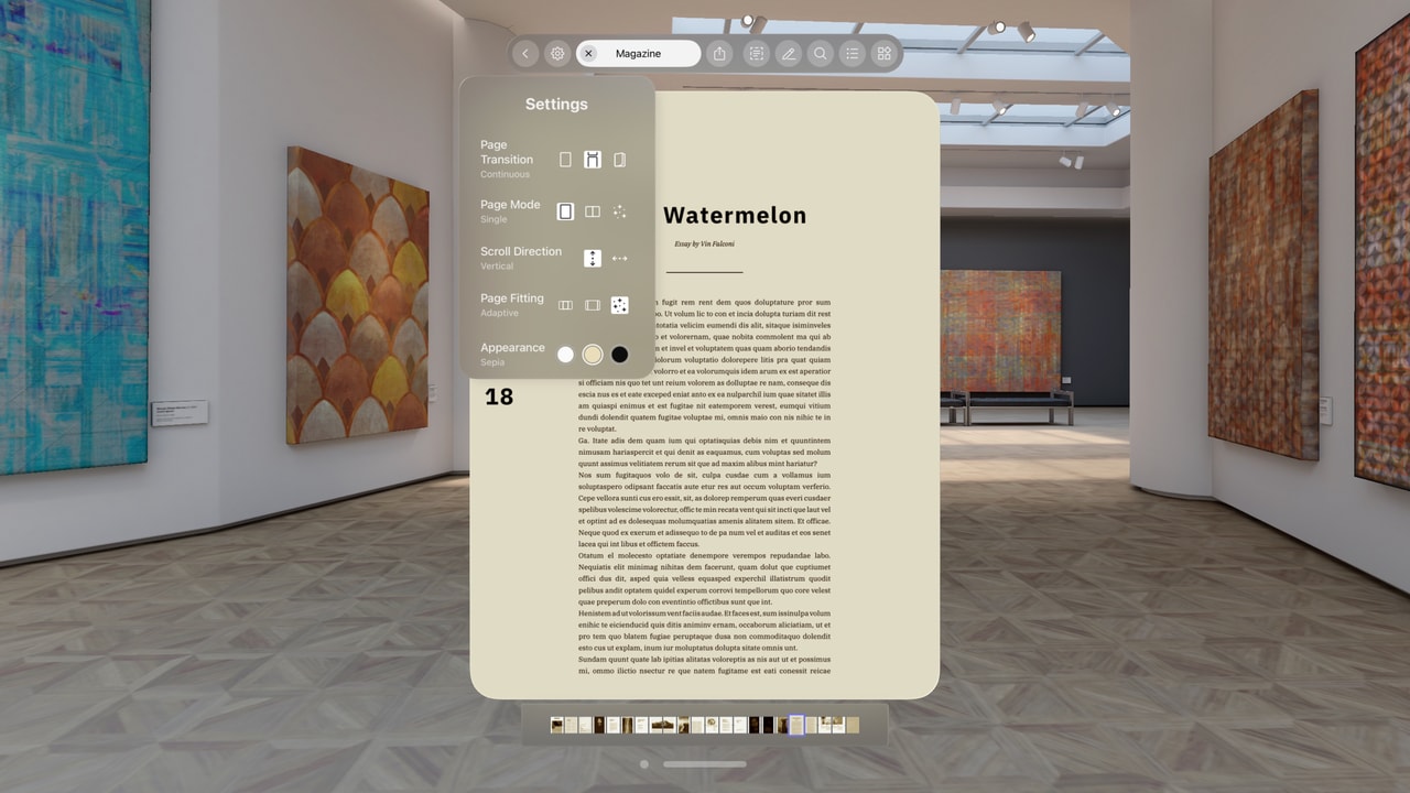 PDF Viewer by Nutrient Apple Vision screenshot 4