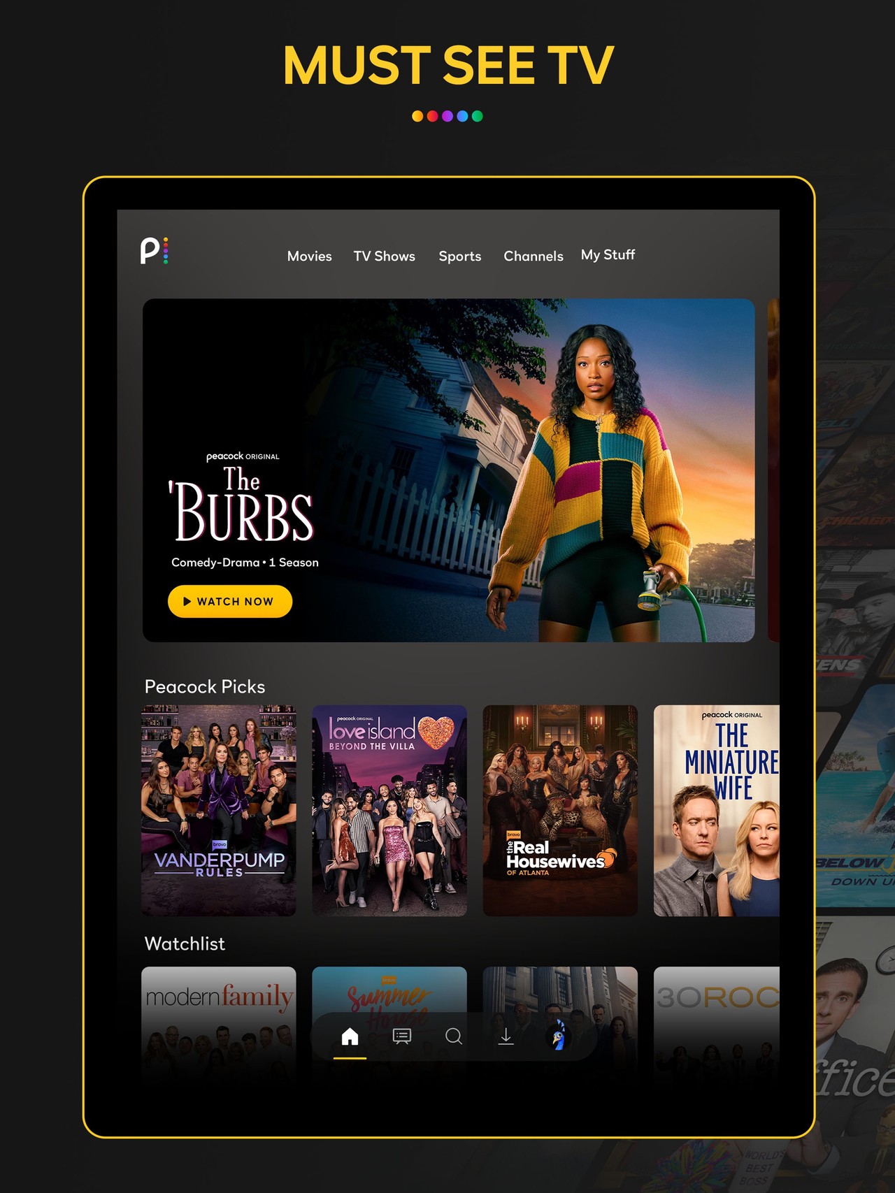 Peacock TV: Stream TV & Movies iPad screenshot 1
