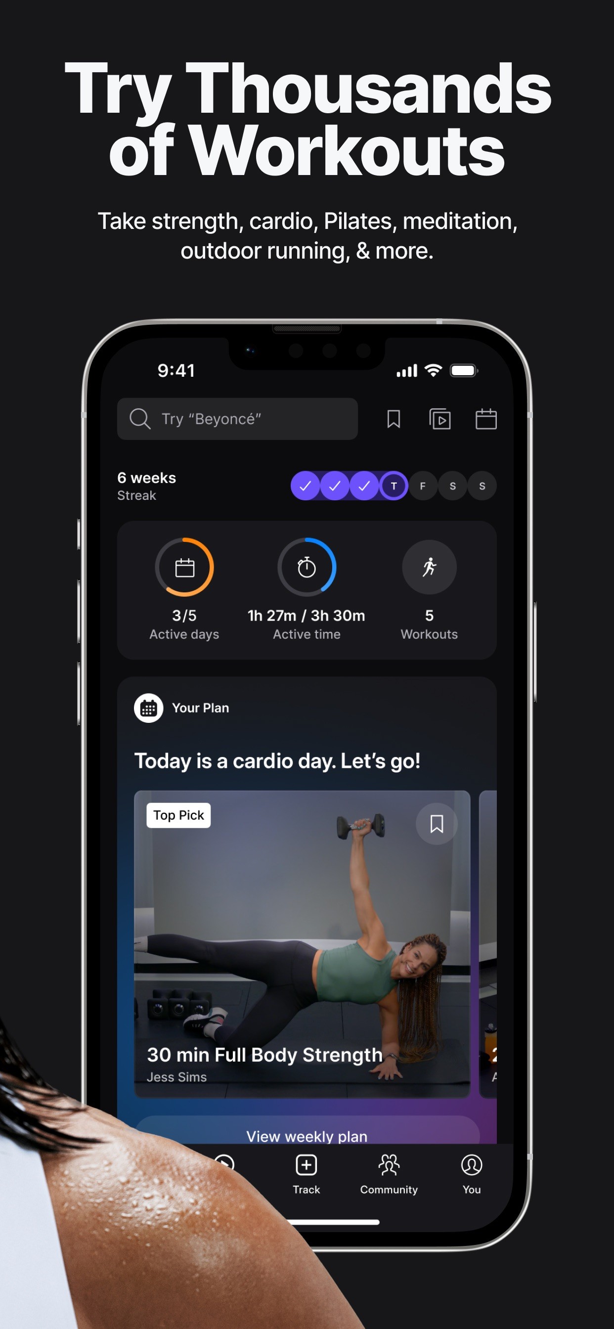 Peloton: Fitness & Workouts iPhone screenshot 3
