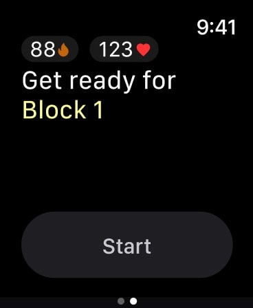 Peloton Strength+ Apple Watch screenshot 1