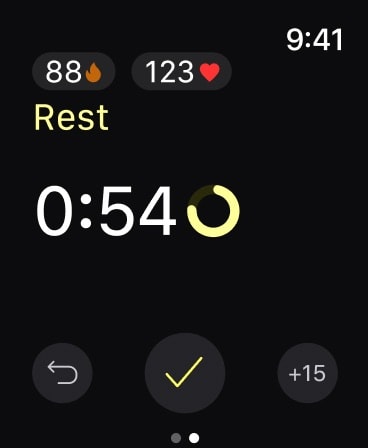 Peloton Strength+ Apple Watch screenshot 6