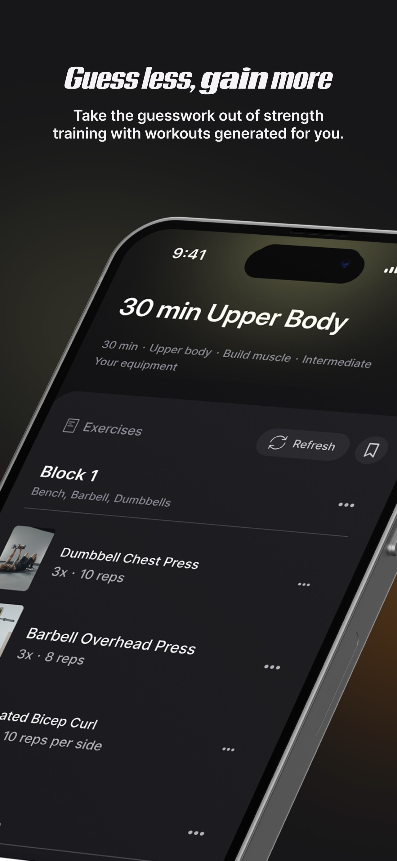 Peloton Strength+ iPhone screenshot 3