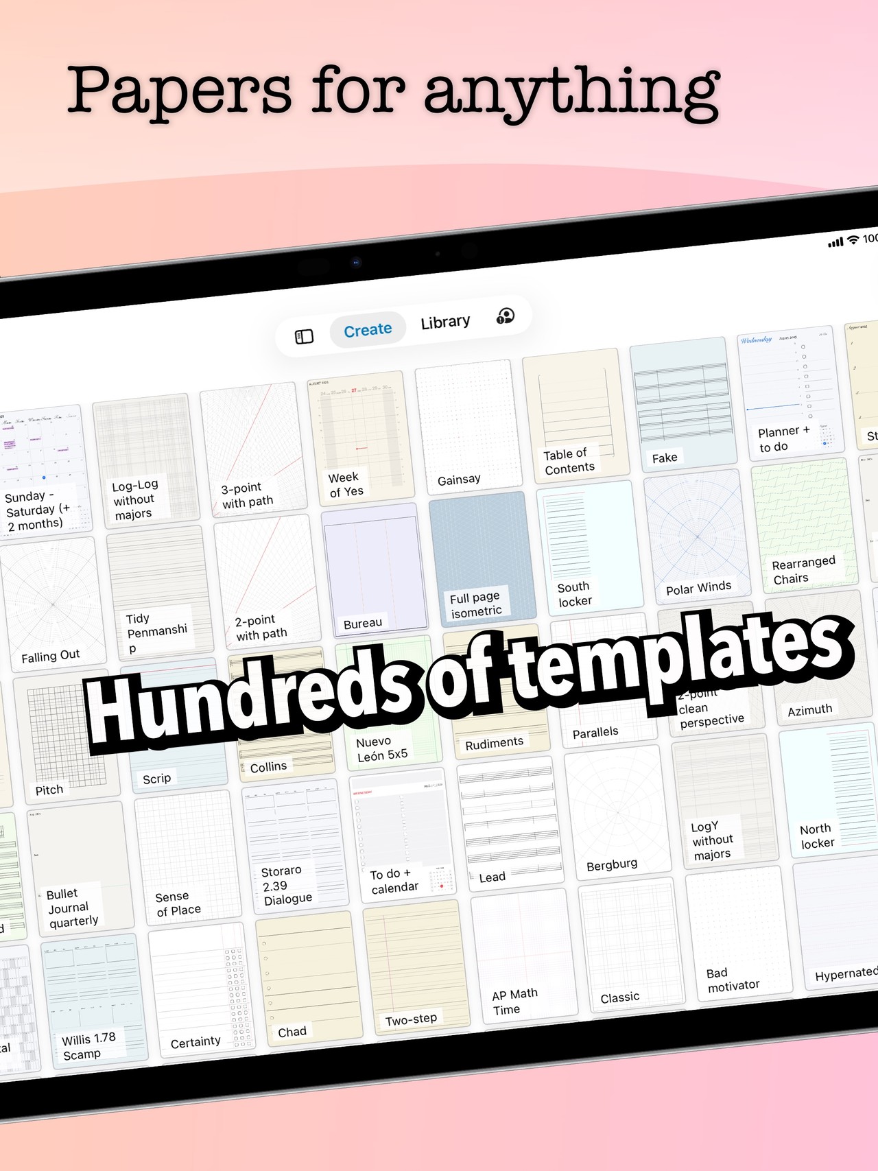 Penbook: Paper Planner & Notes iPad screenshot 3