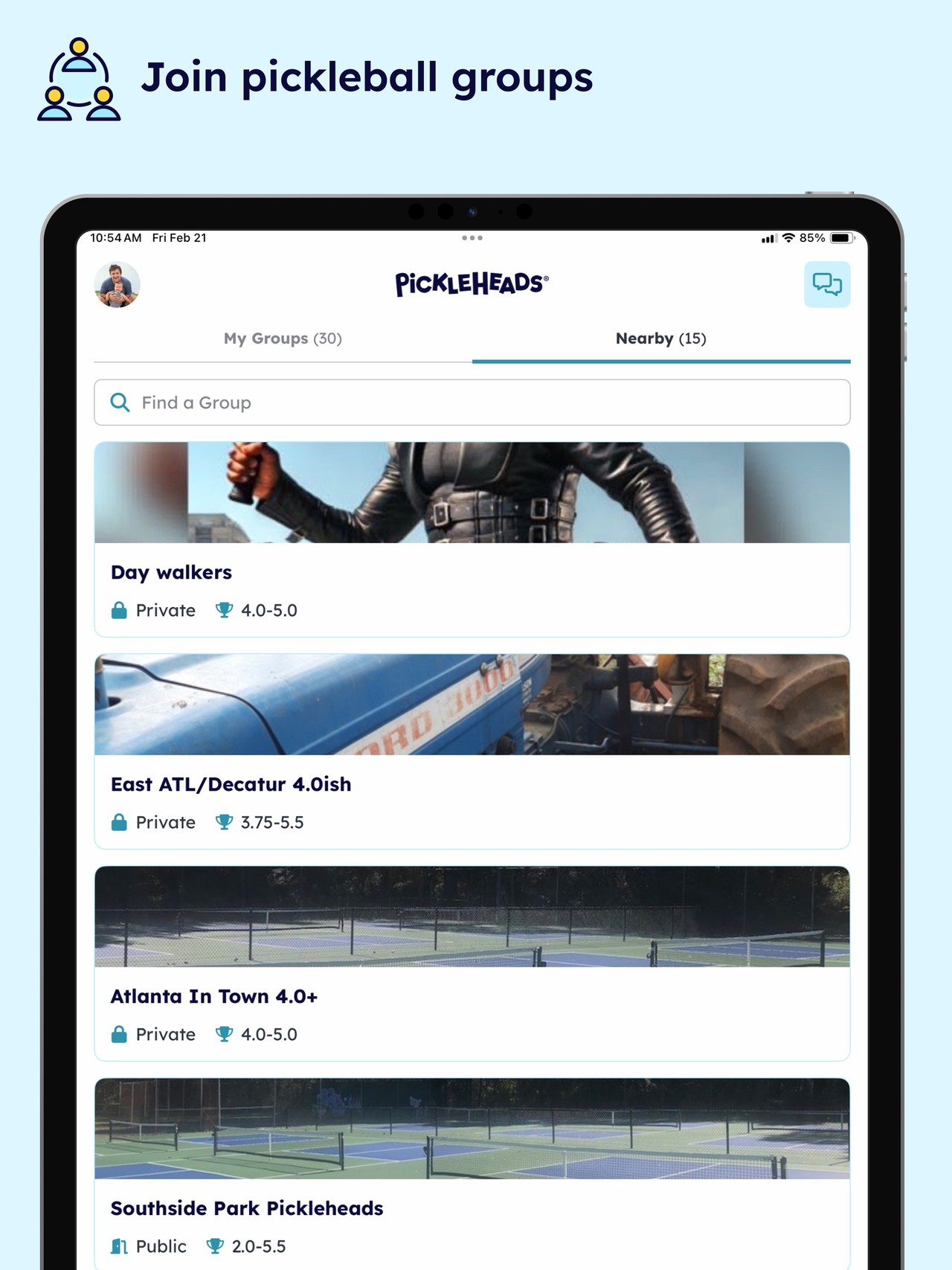 Pickleheads - Play Pickleball iPad screenshot 3