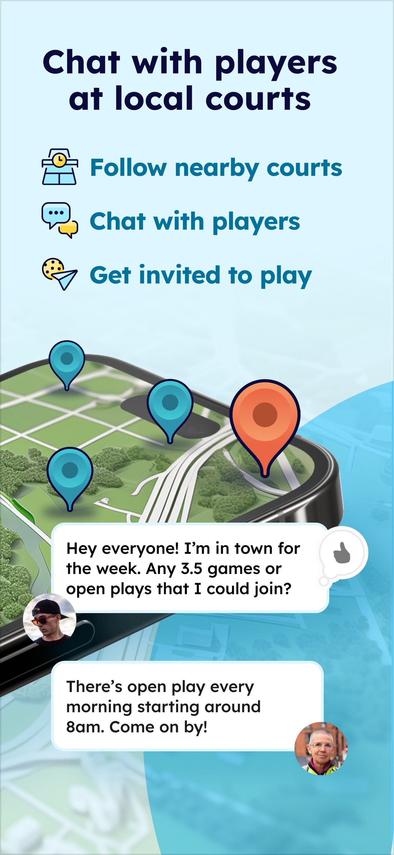 Pickleheads - Play Pickleball iPhone screenshot 3