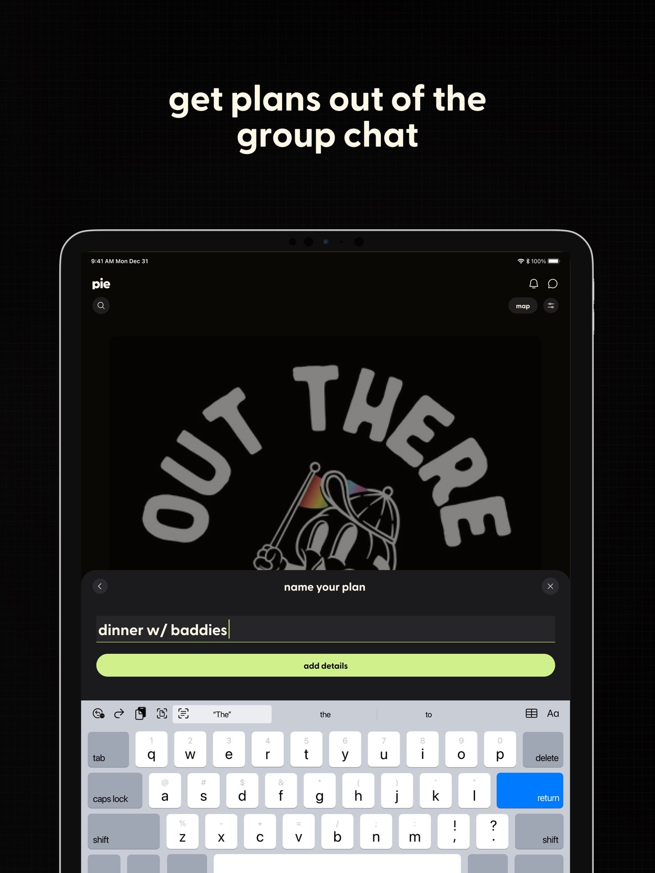 Pie: Free Events, Cool People iPad screenshot 5