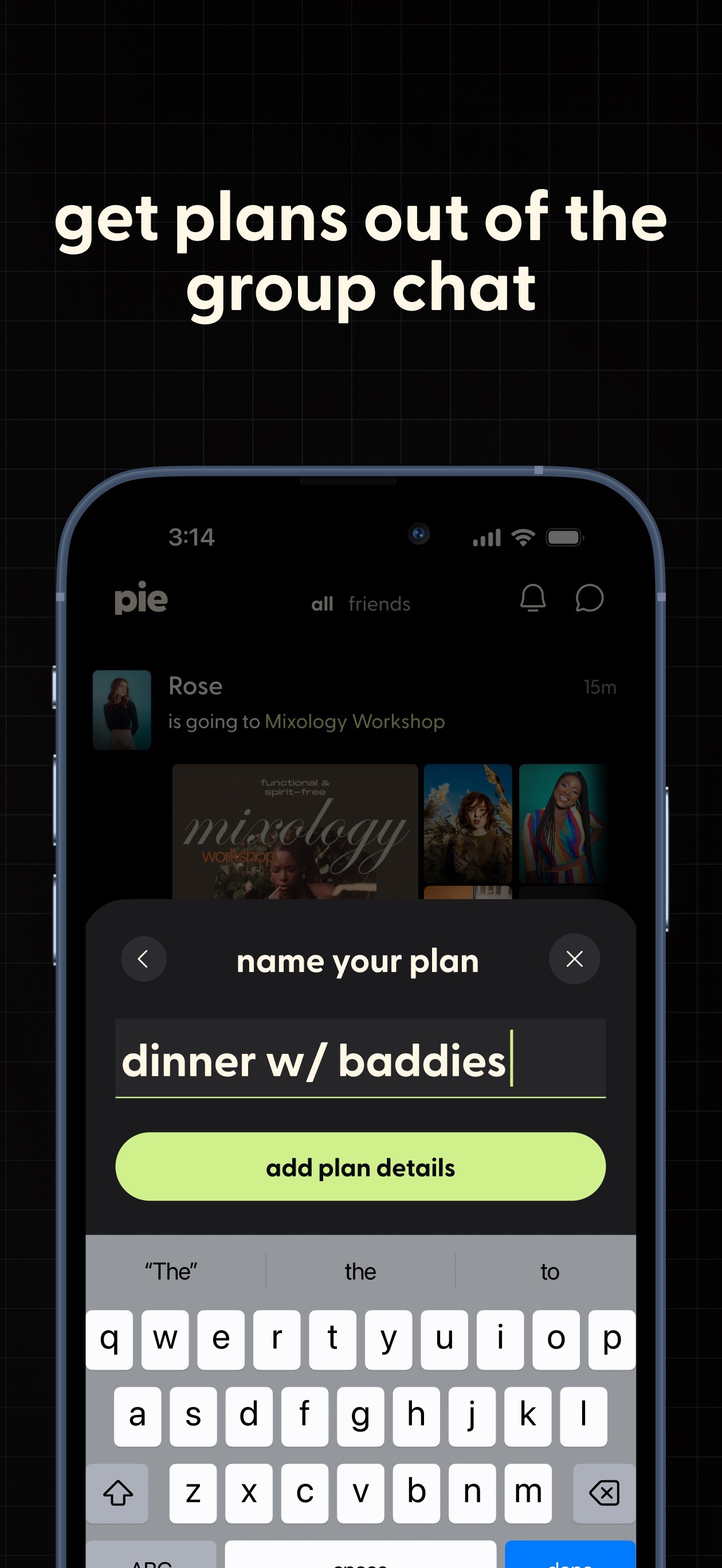 Pie: Free Events, Cool People iPhone screenshot 6