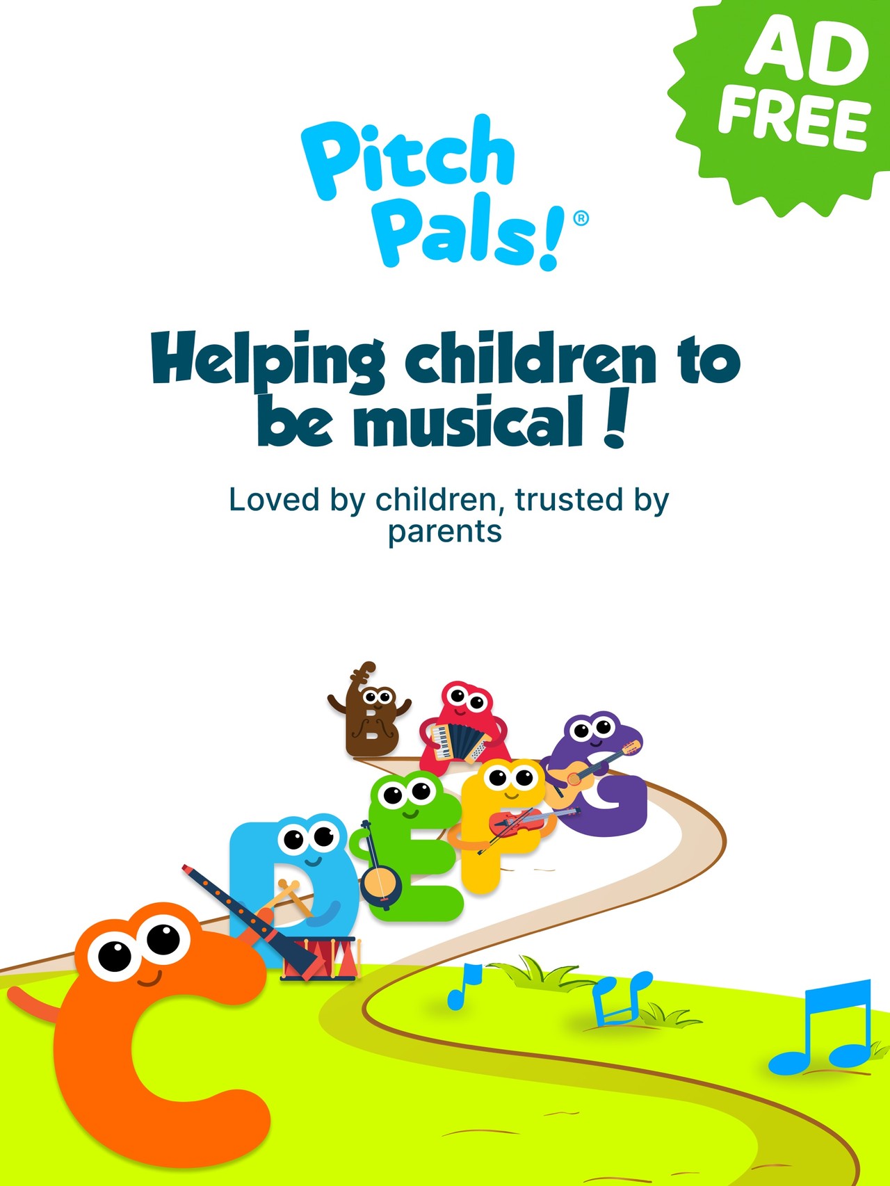 Pitch Pals: Kids Music Games iPad screenshot 1