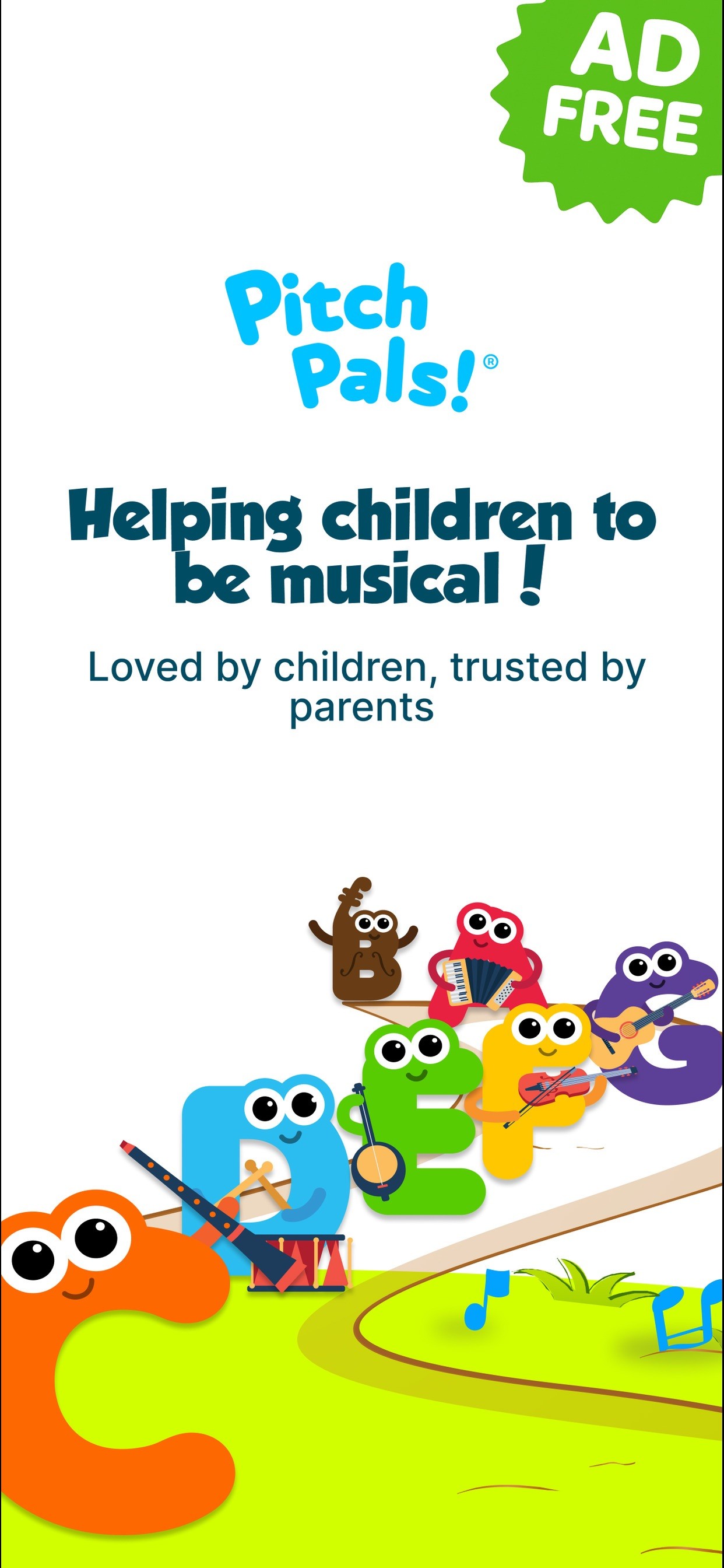 Pitch Pals: Kids Music Games iPhone screenshot 1