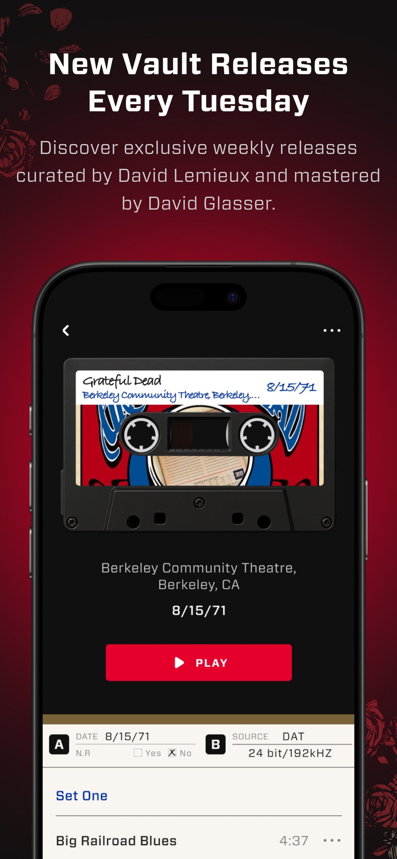 Play Dead: Grateful Dead App iPhone screenshot 3