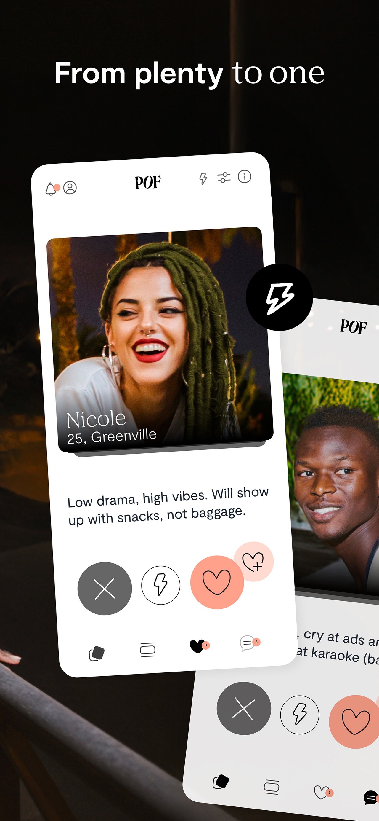 Plenty of Fish : Dating App iPhone screenshot 2