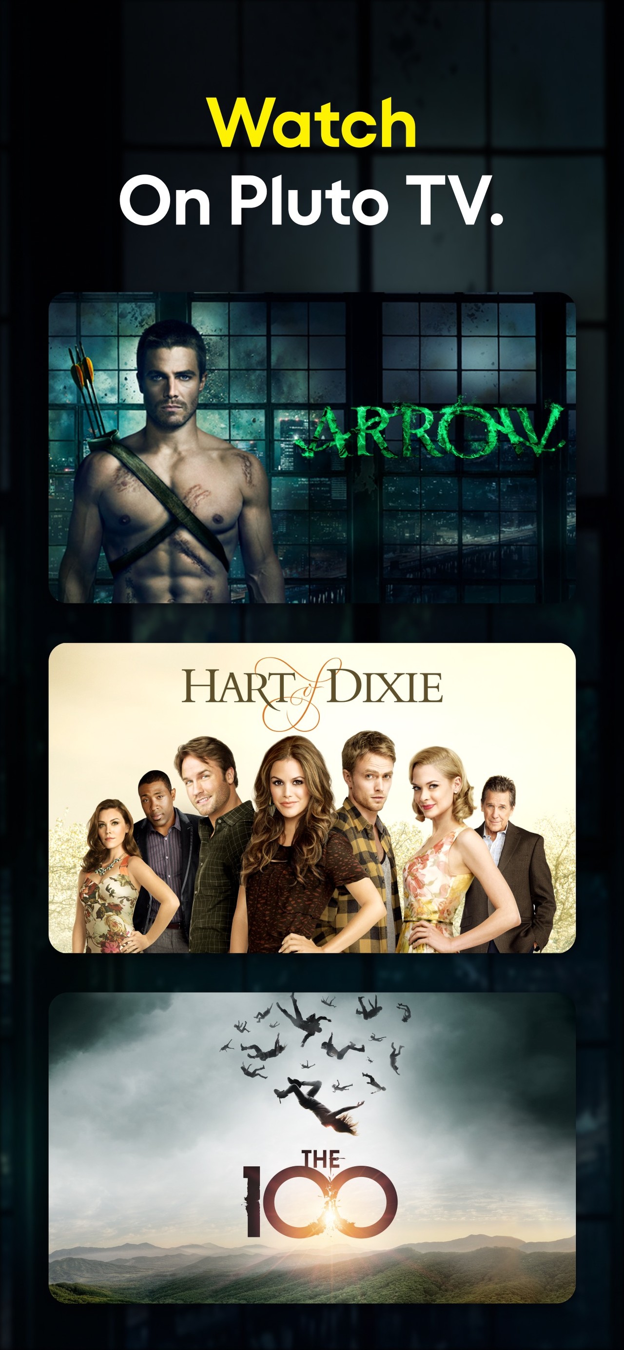 PlutoTV: Stream Free Movies/TV iPhone screenshot 1