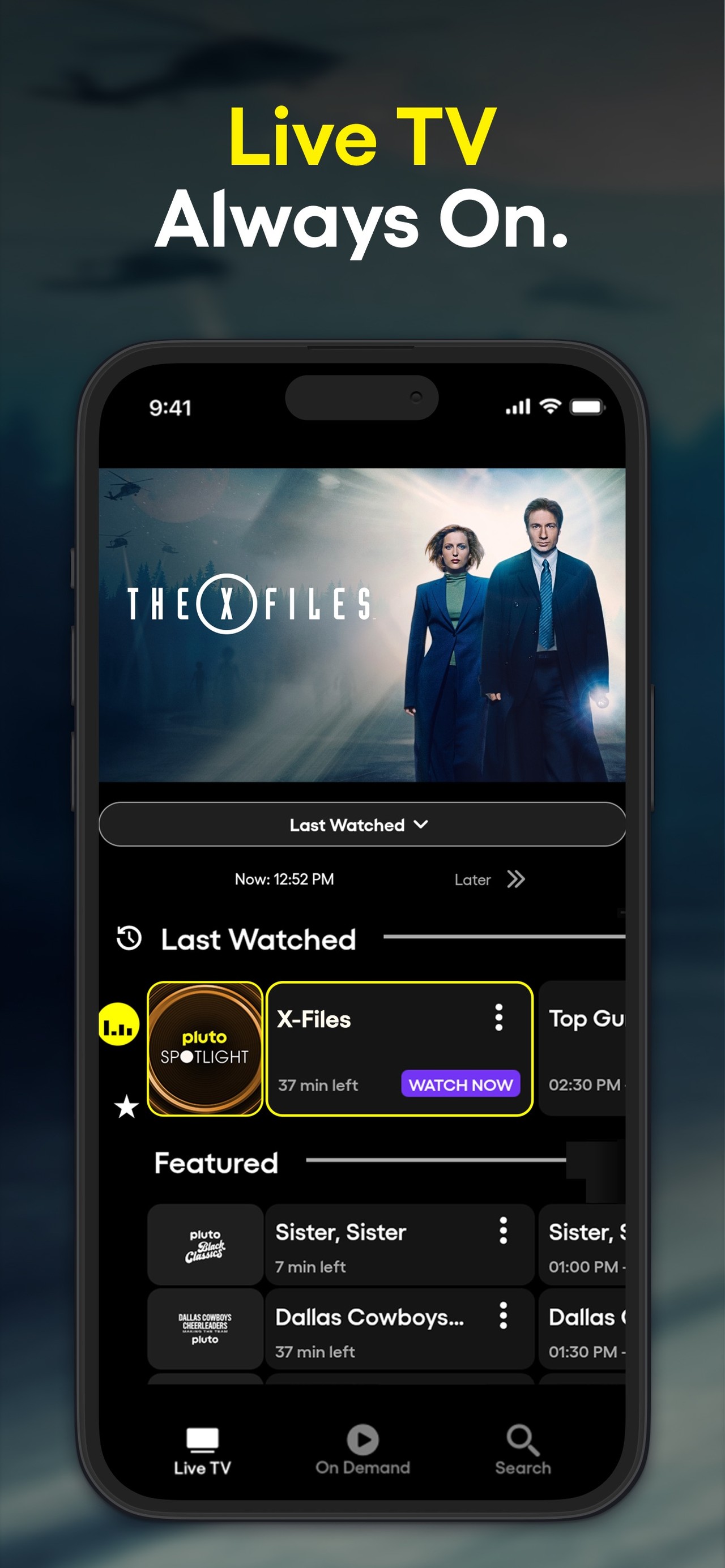 PlutoTV: Stream Free Movies/TV iPhone screenshot 3