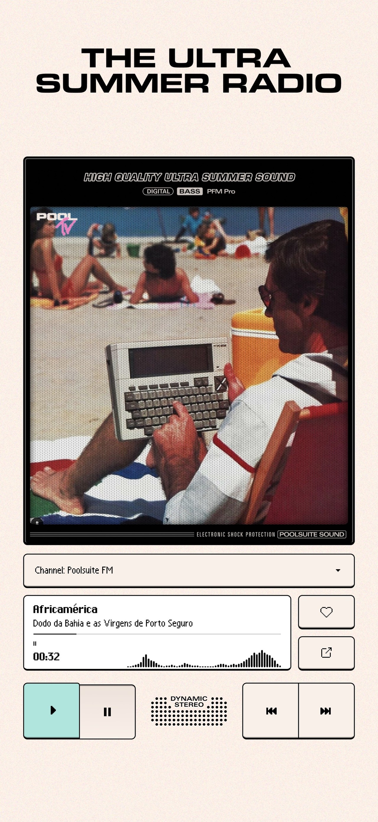 Poolsuite FM iPhone screenshot 1