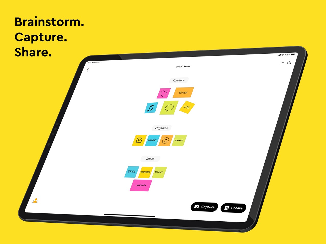 Post-it® iPad screenshot 2