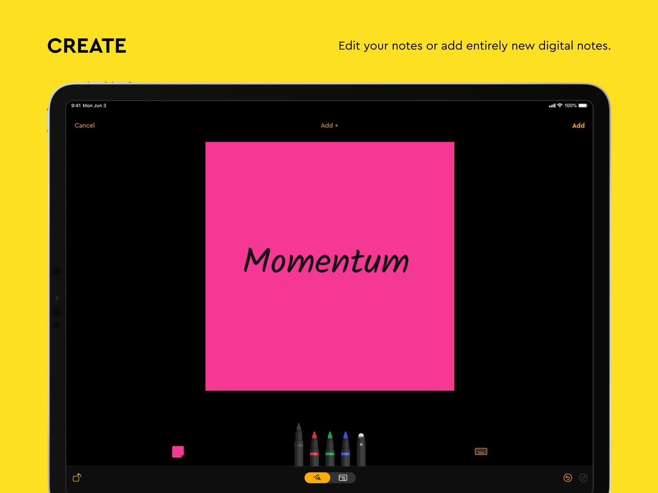 Post-it® iPad screenshot 4