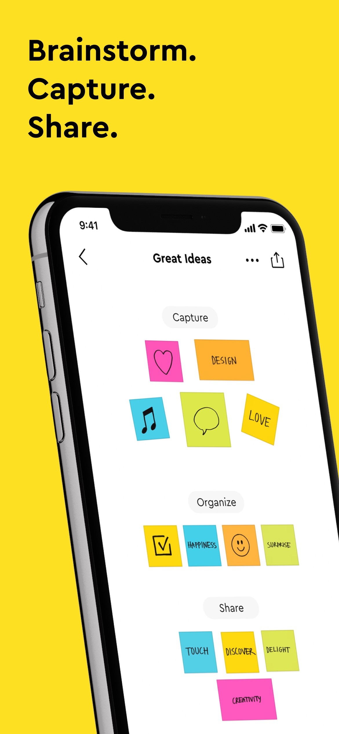 Post-it® iPhone screenshot 2