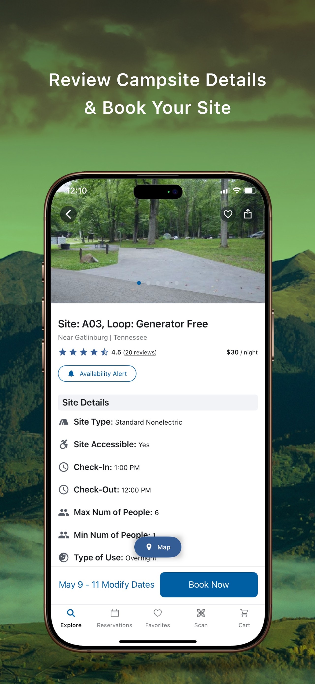 Recreation.gov iPhone screenshot 5