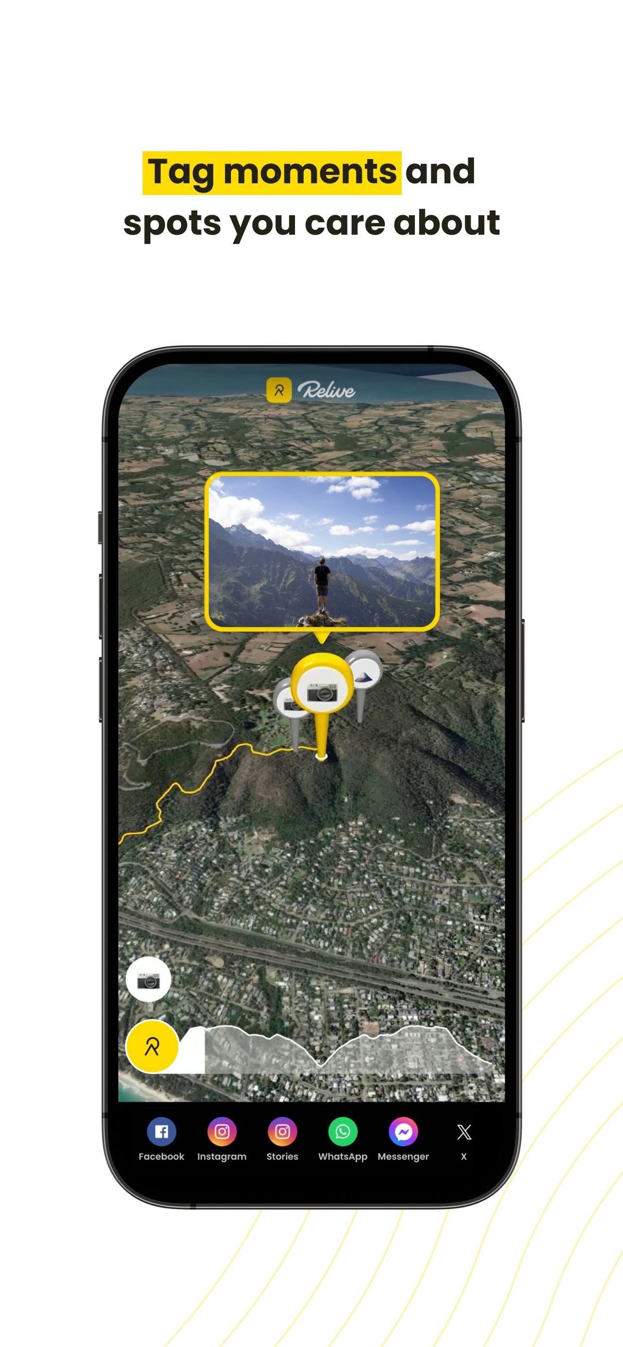 Relive: Hike & Ride Memories iPhone screenshot 3