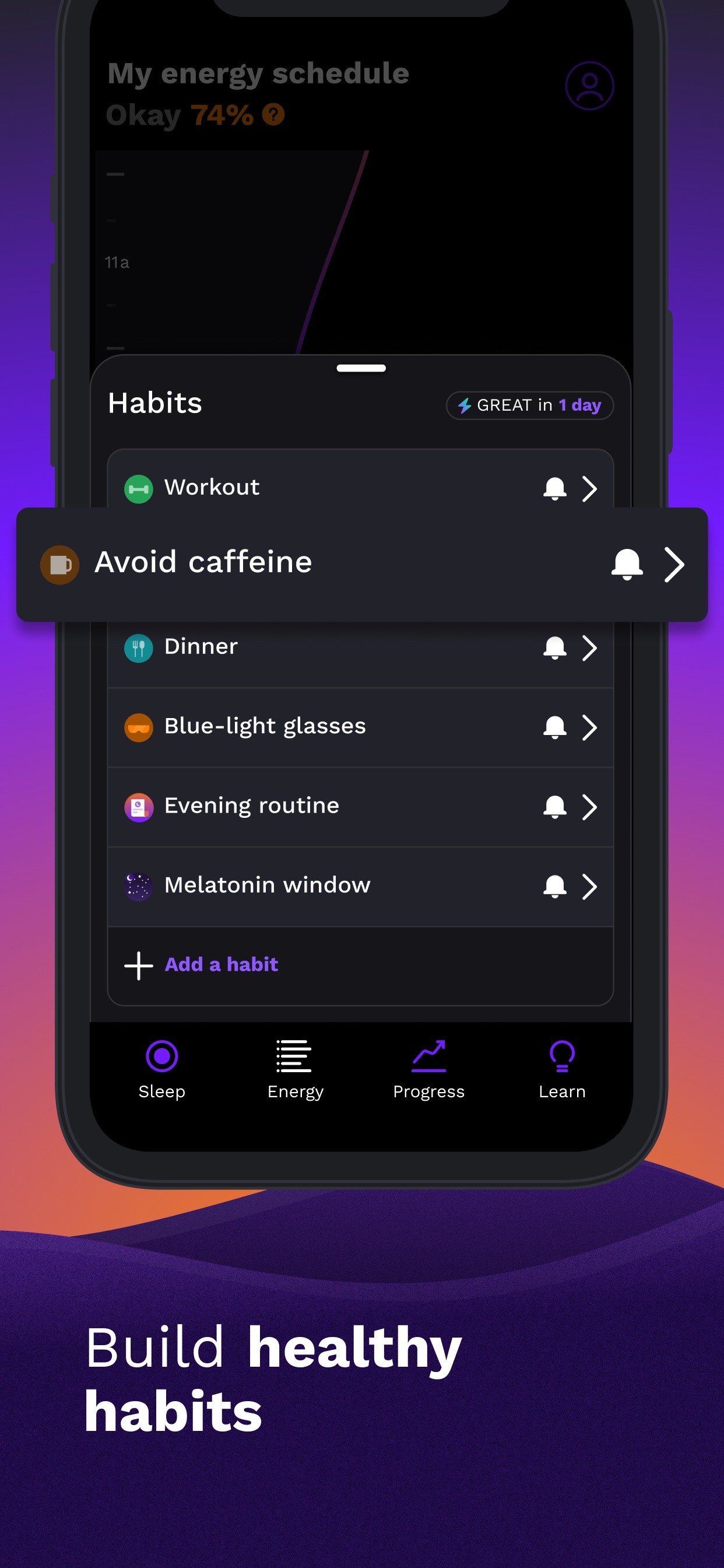 RISE: Sleep Tracker iPhone screenshot 5