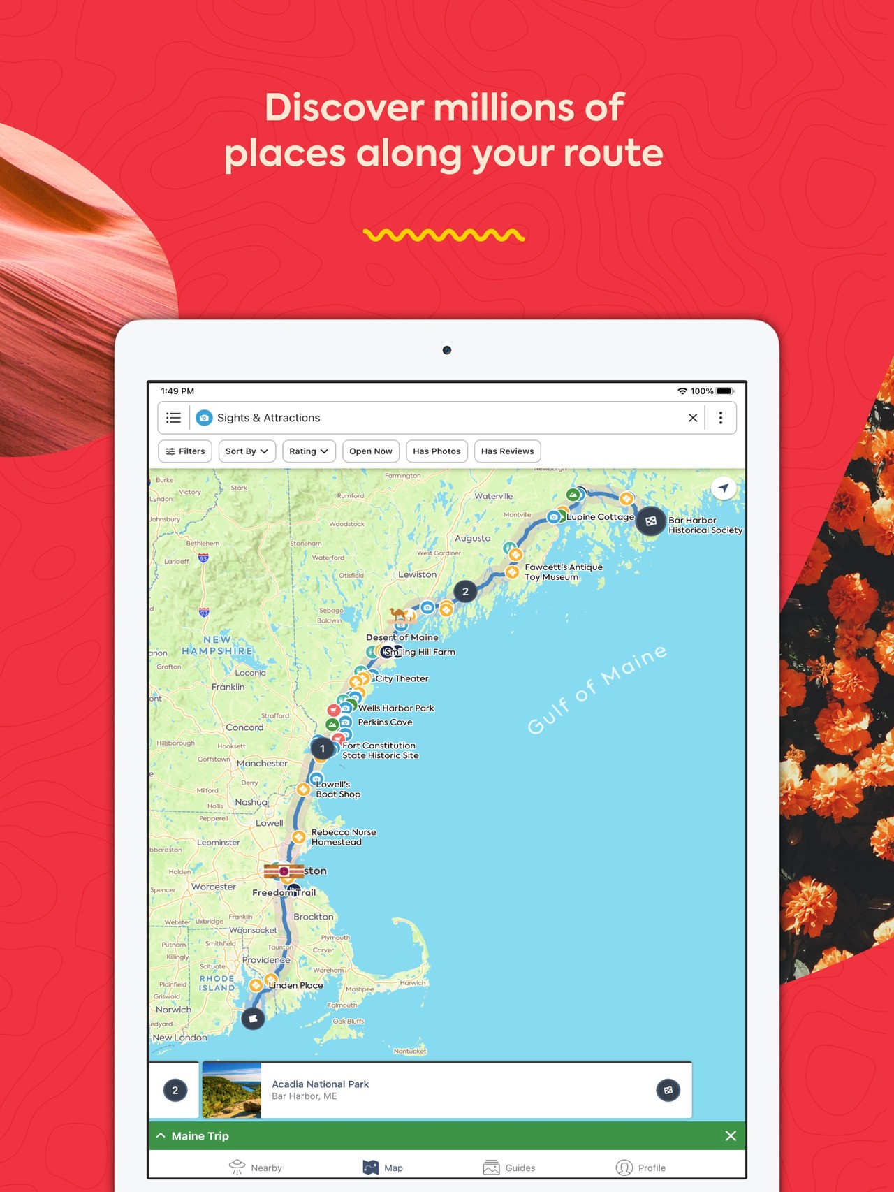 Roadtrippers - Trip Planner iPad screenshot 2