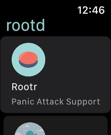 Rootd: Panic Attacks & Anxiety Apple Watch screenshot 1