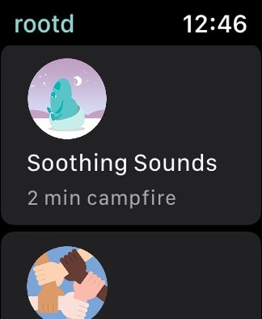 Rootd: Panic Attacks & Anxiety Apple Watch screenshot 3