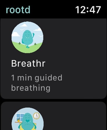 Rootd: Panic Attacks & Anxiety Apple Watch screenshot 5