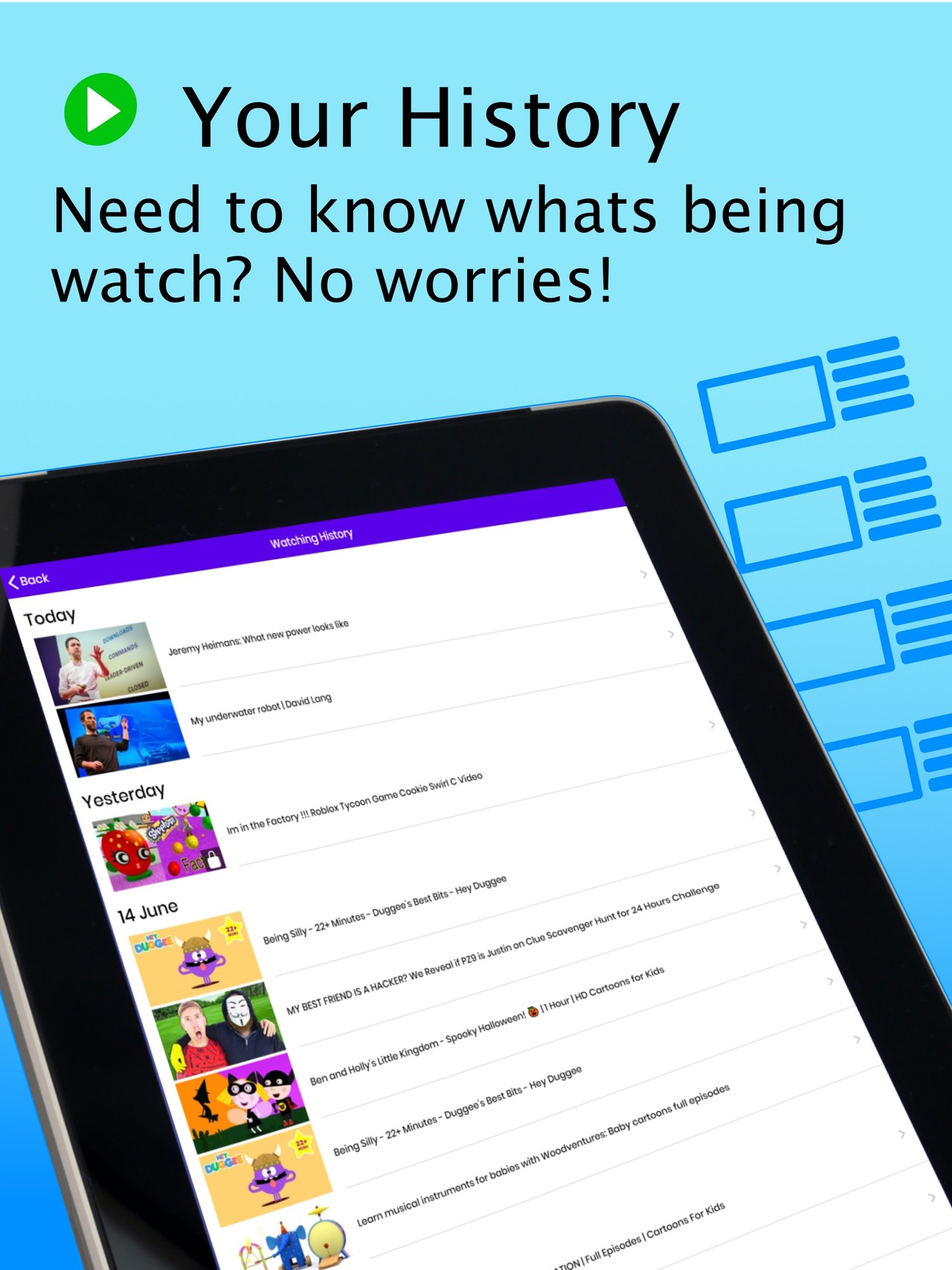 Safe Vision Kids for YouTube iPad screenshot 5