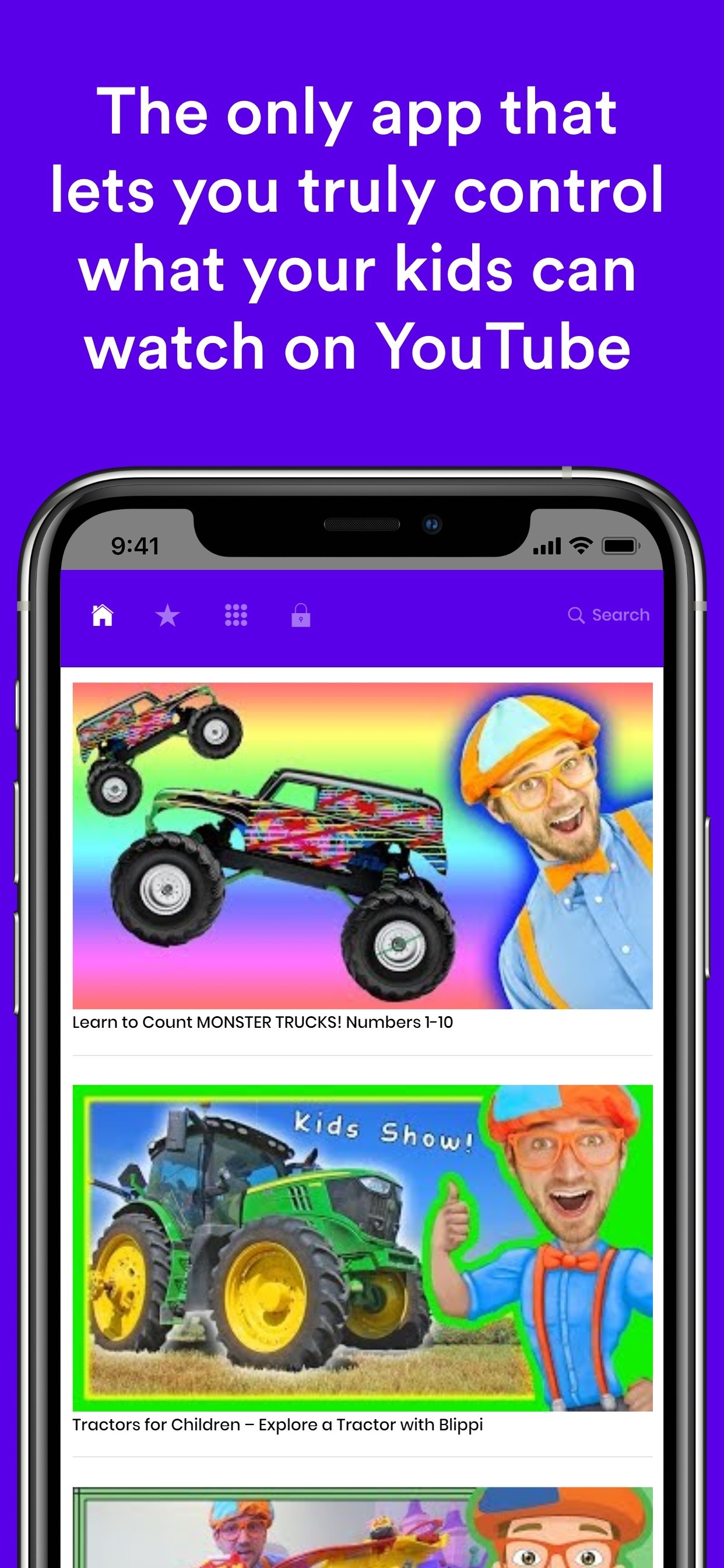 Safe Vision Kids for YouTube iPhone screenshot 2