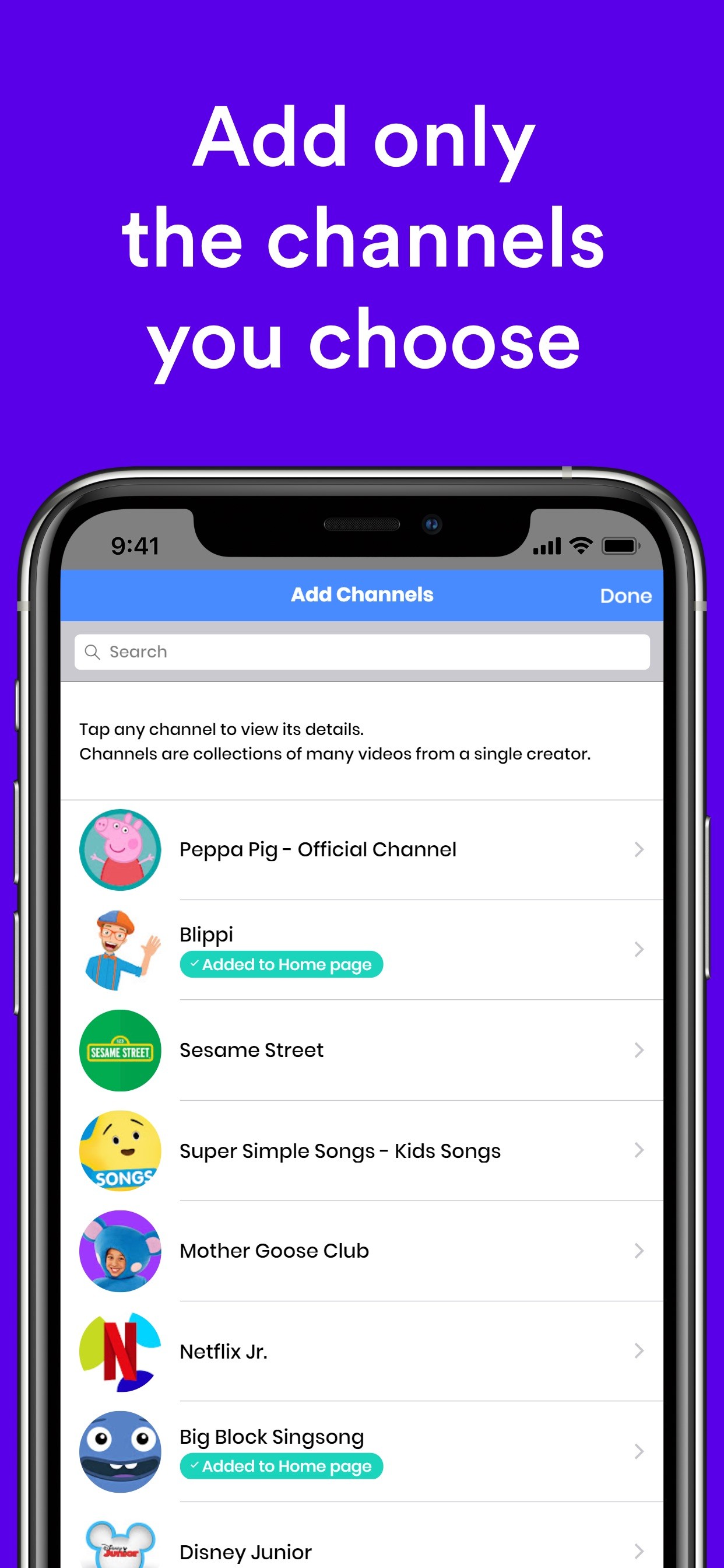 Safe Vision Kids for YouTube iPhone screenshot 4