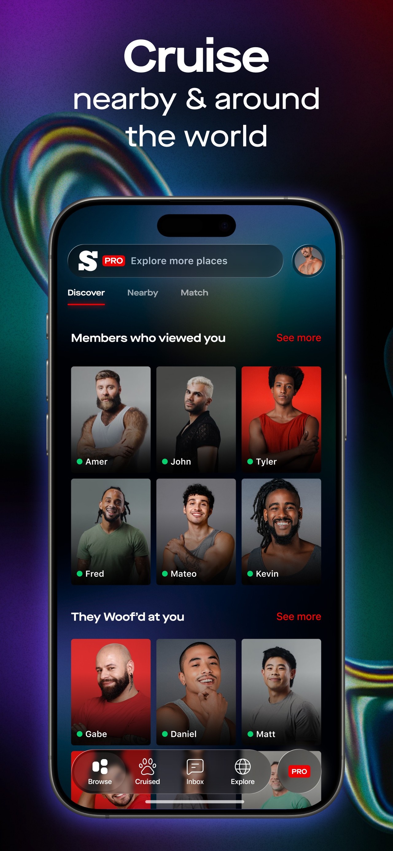 SCRUFF - Gay Dating & Chat iPhone screenshot 2