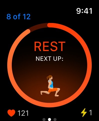 Seven: 7 Minute Workout Apple Watch screenshot 3