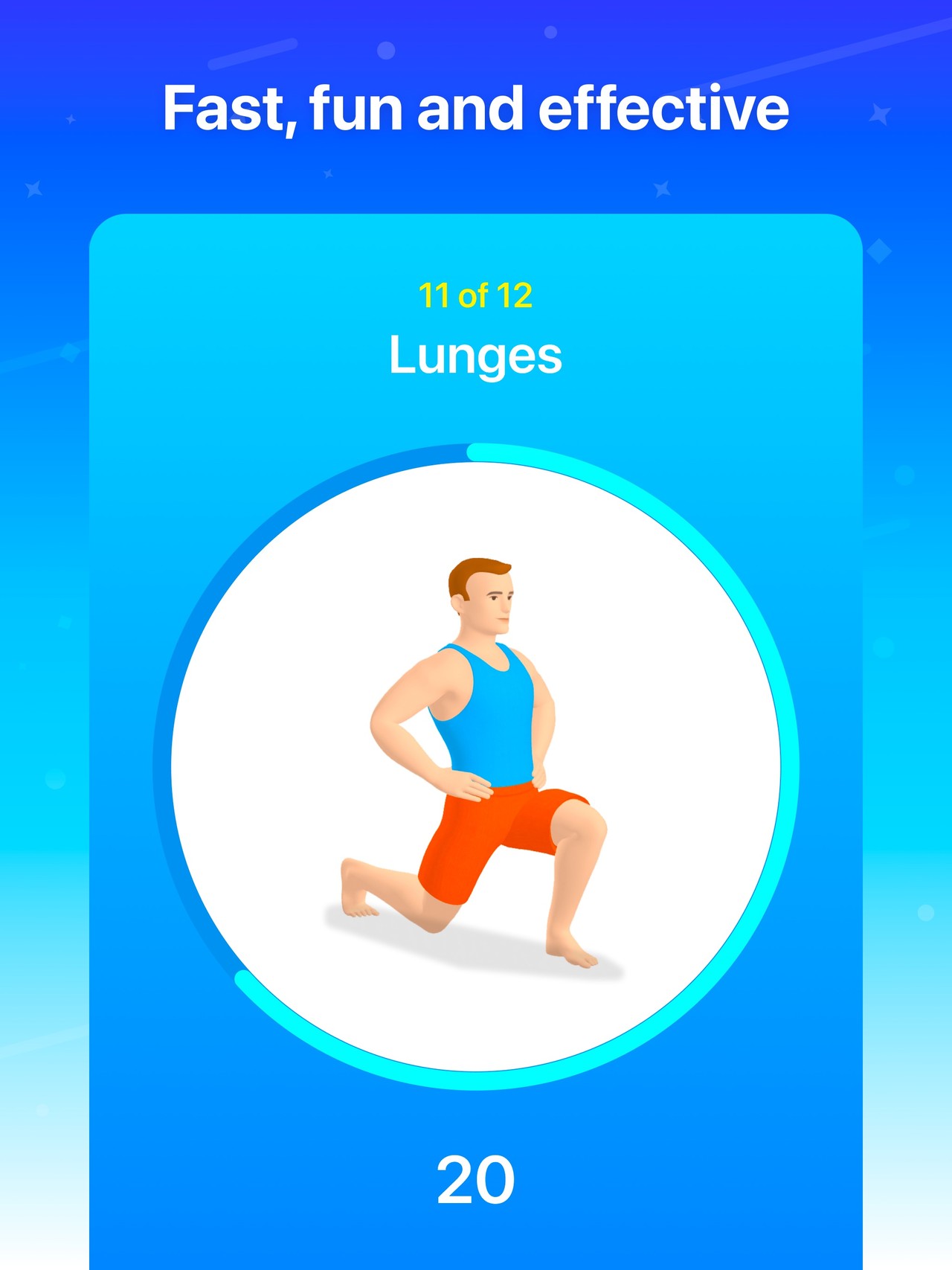 Seven: 7 Minute Workout iPad screenshot 1