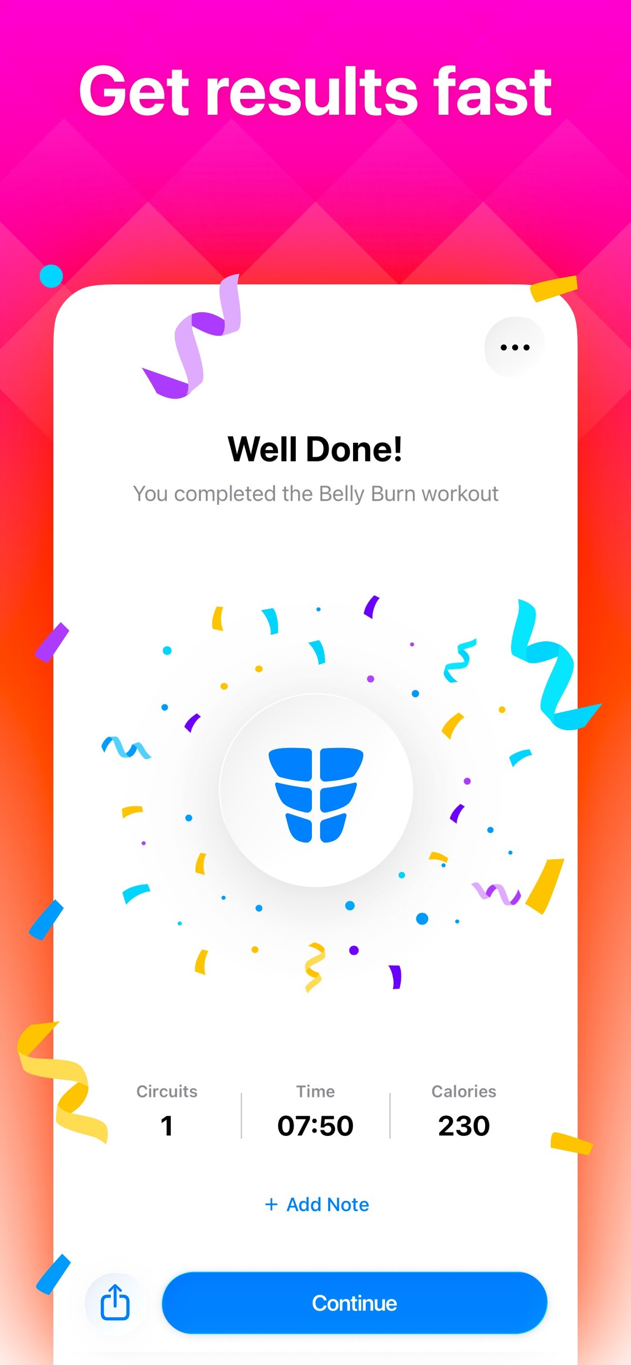 Seven: 7 Minute Workout iPhone screenshot 3