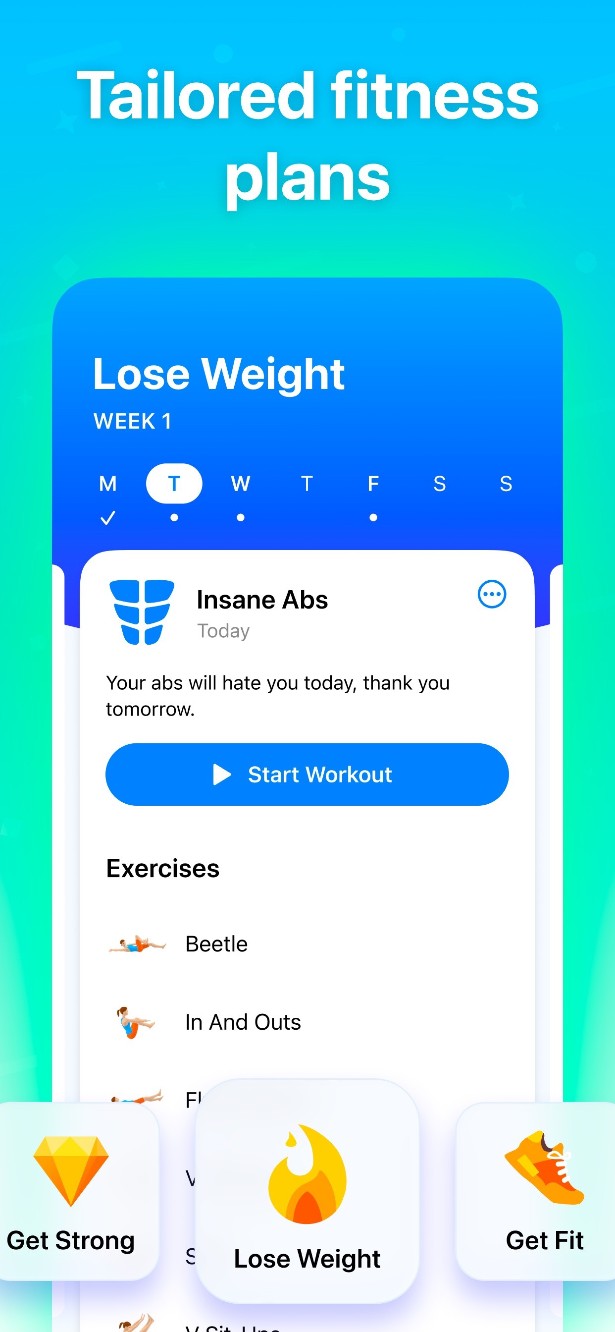 Seven: 7 Minute Workout iPhone screenshot 6