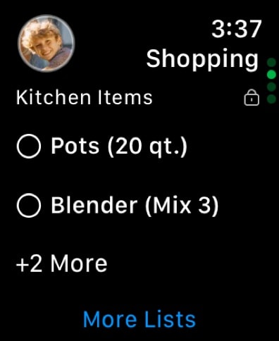 Shared Family Calendar: FamCal Apple Watch screenshot 2