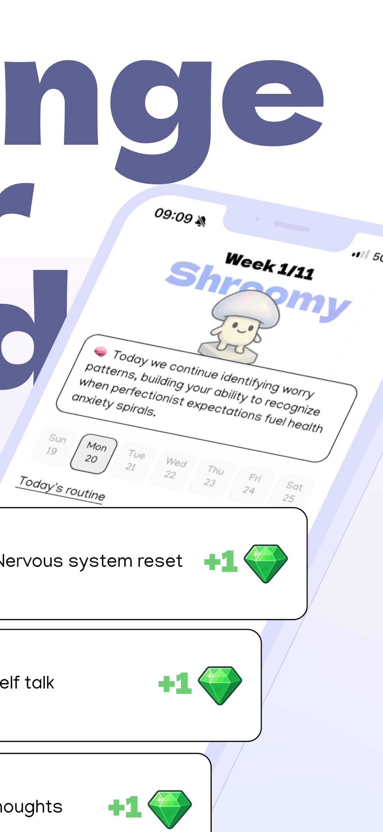 Shroomy: Daily Stress Relief iPhone screenshot 2