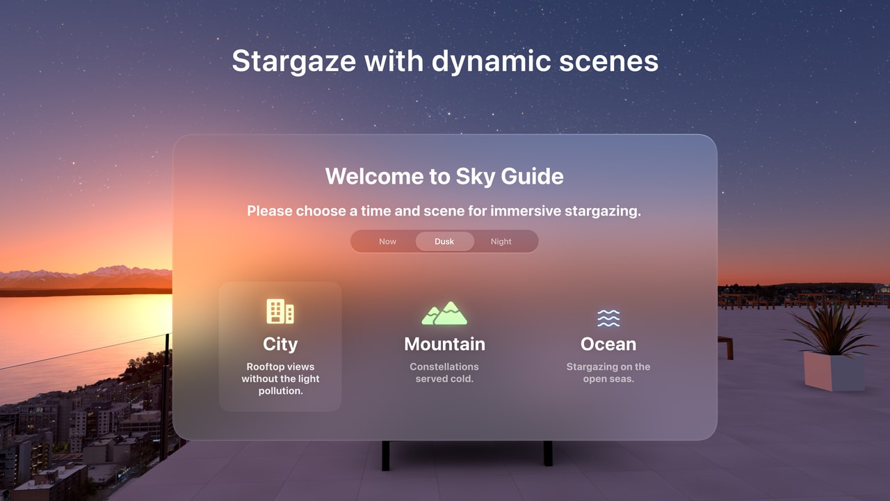 Sky Guide Apple Vision screenshot 4