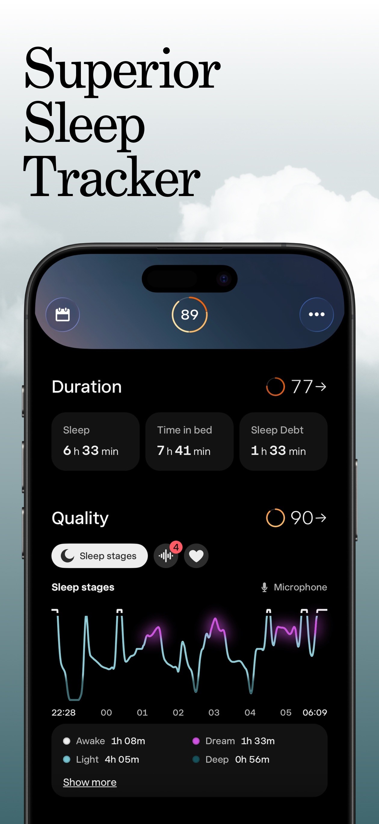 Sleep Cycle - Tracker & Sounds iPhone screenshot 3