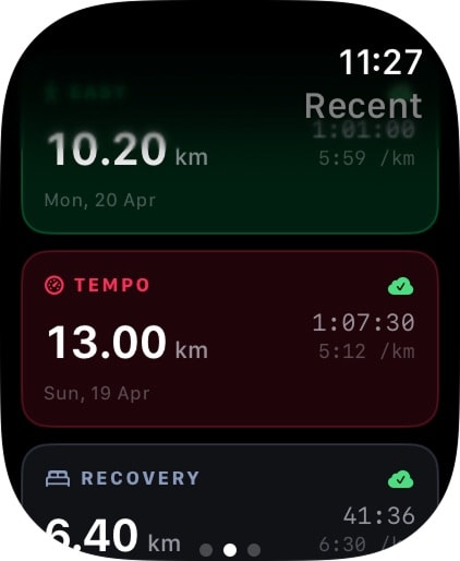 Smart Runner - Training Plans Apple Watch screenshot 3